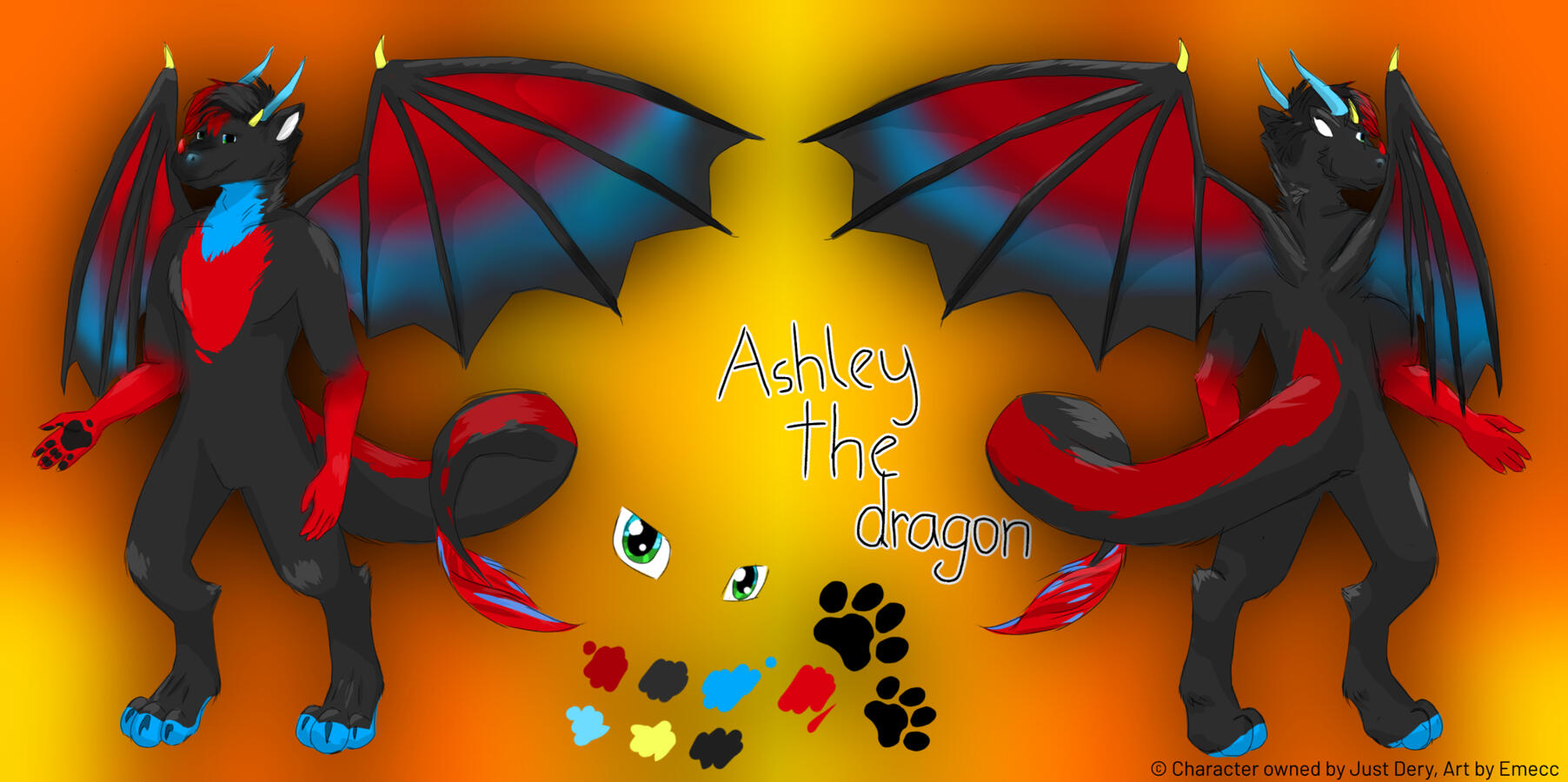 Ashley reference sheet (Made by Emecc)